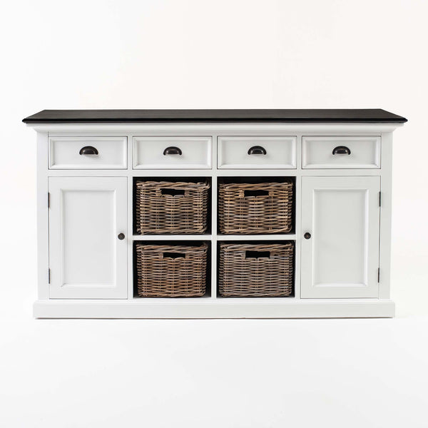 Halifax Contrast Buffet with 4 Baskets | Marcottestyle