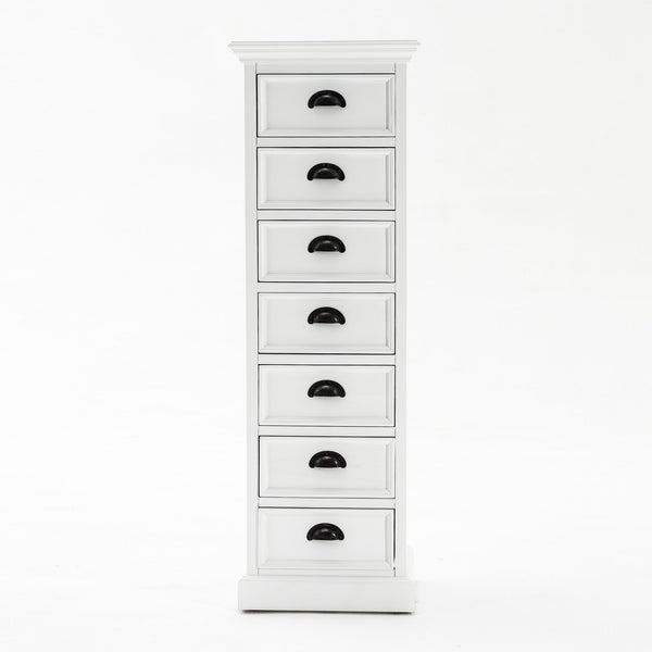 Halifax Storage Unit 7 Drawers - White | Marcottestyle