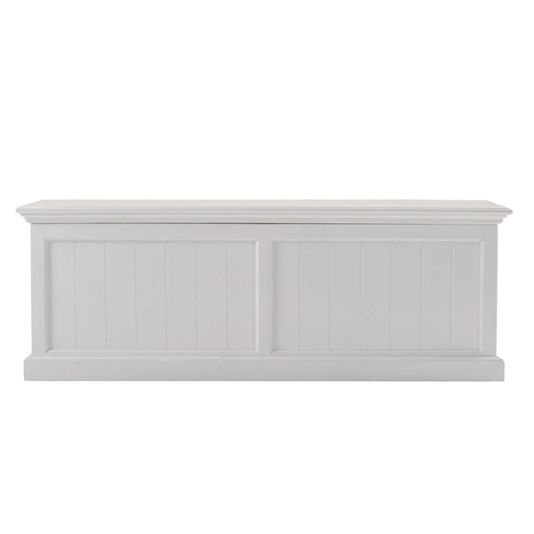 Halifax Medium Blanket and Storage Box - White | Marcottestyle