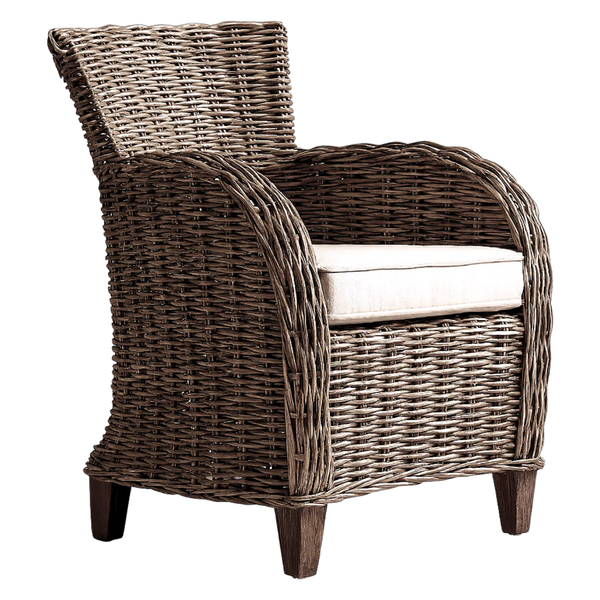 Baroness Kubu Rattan Arm Chair | Marcottestyle