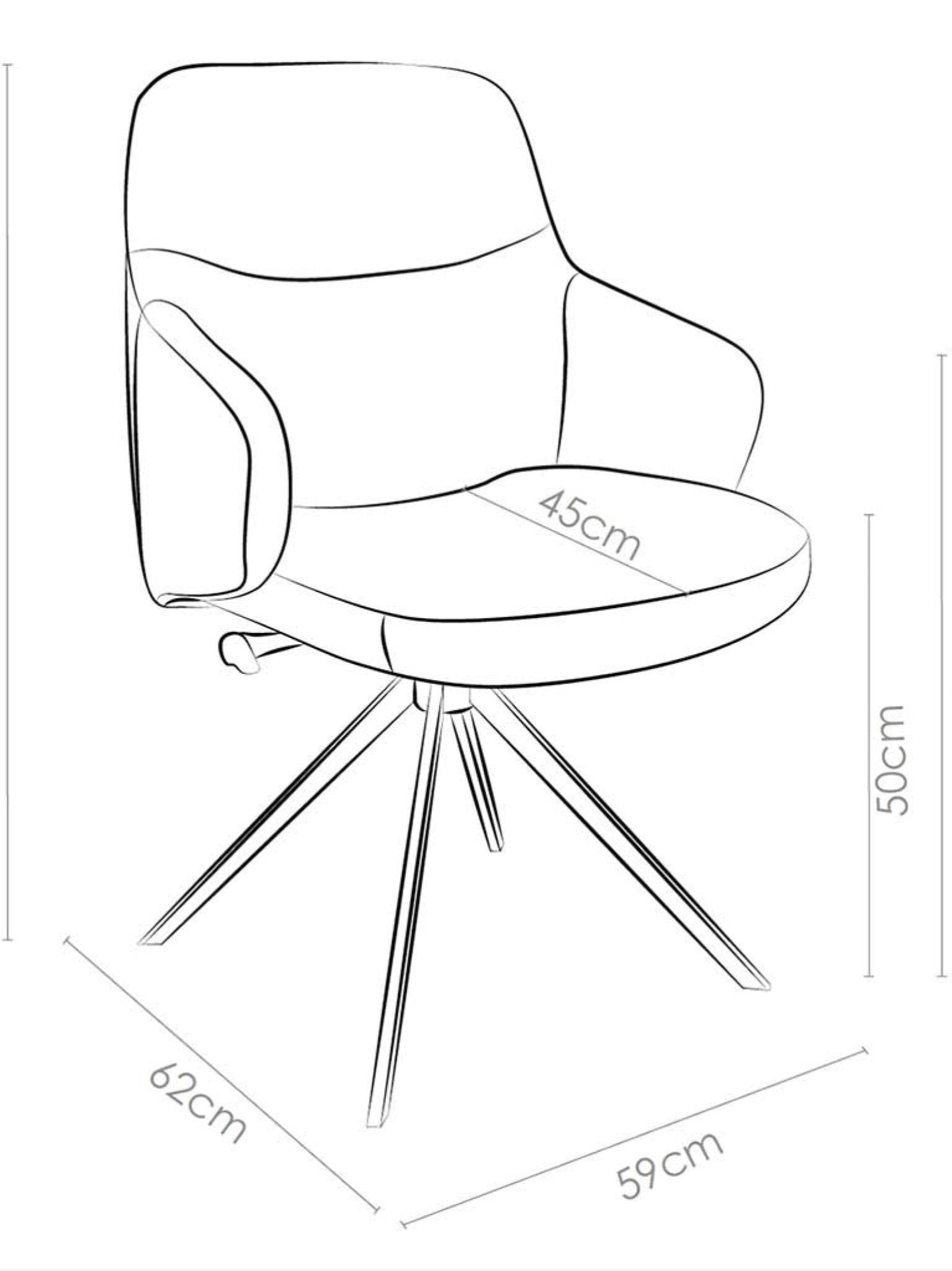 Dining chair Marilyn de Luxe sneak 110 Linen - MCS