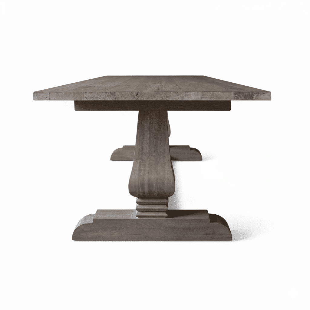 Dining Table Davinci - Rustic Solid Oak - MCS