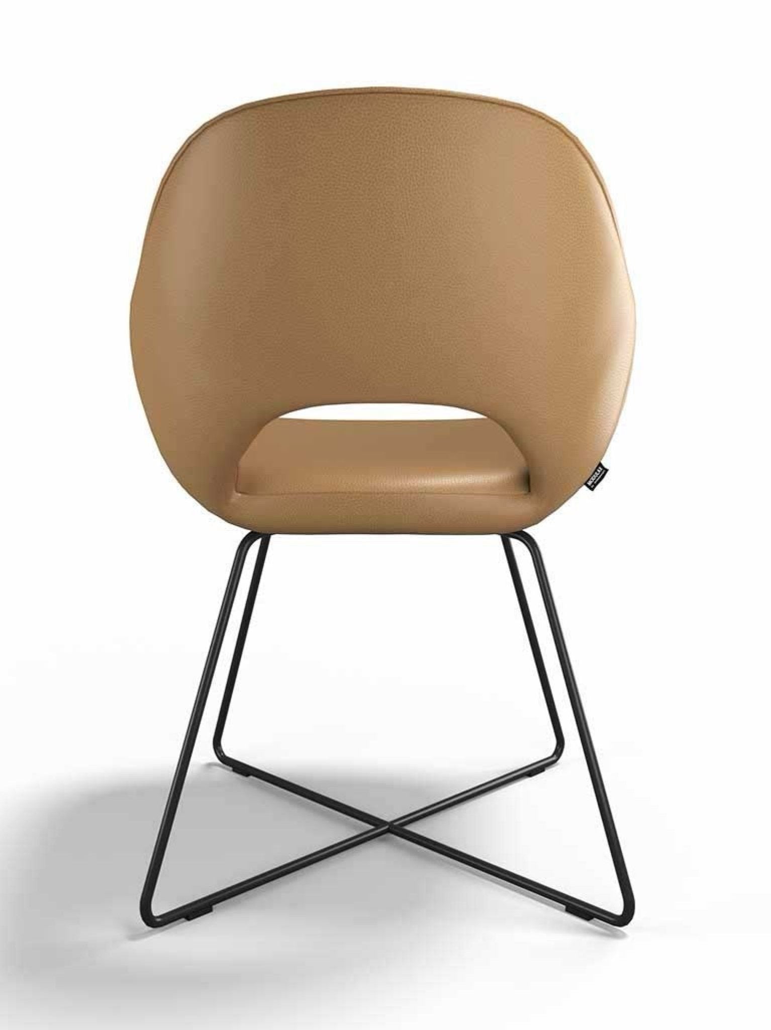 Eetkamerstoel Milan Cognac Leder - MCS