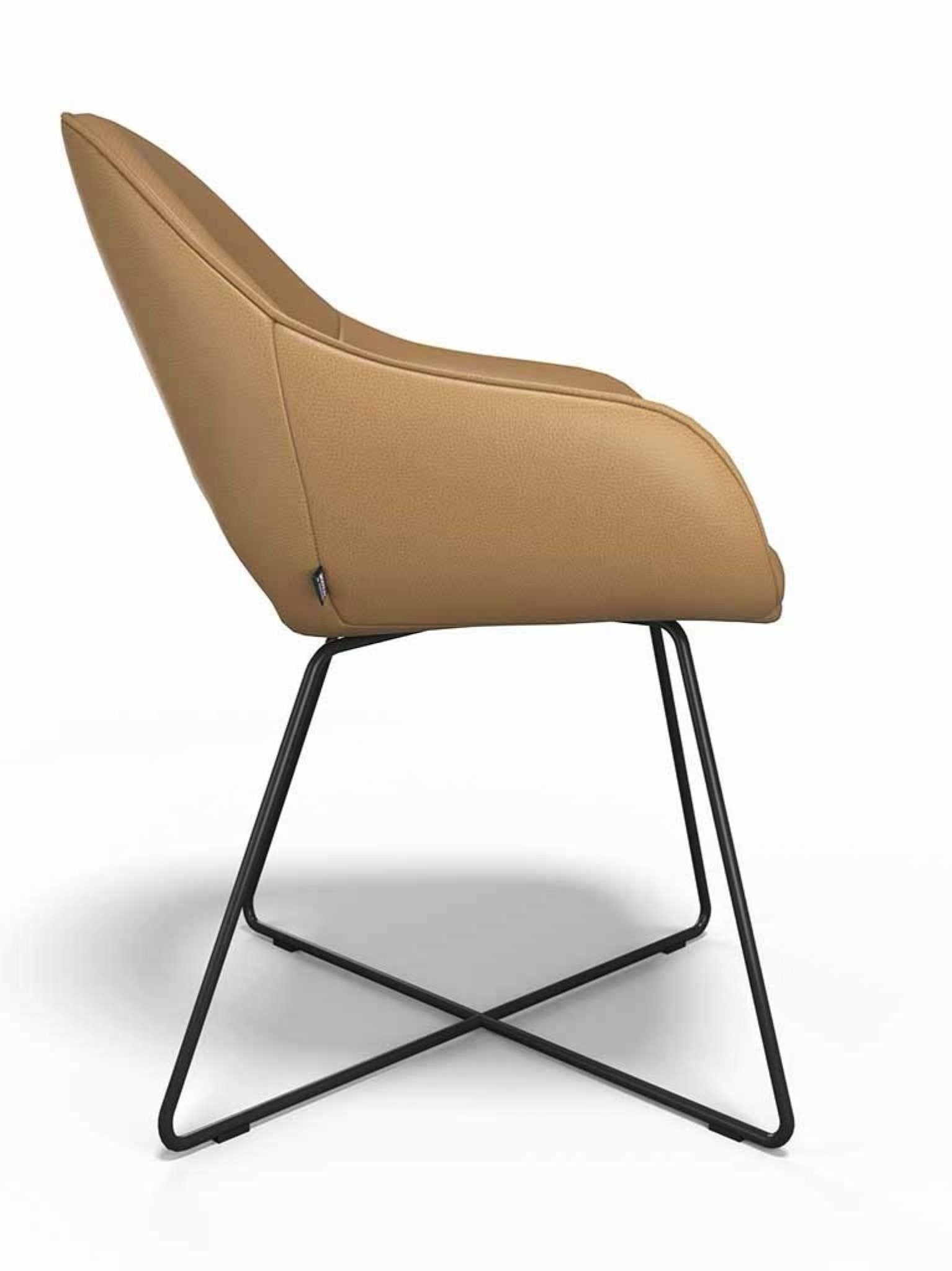 Eetkamerstoel Milan Cognac Leder - MCS