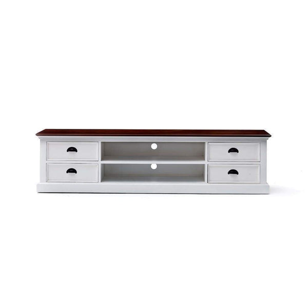 Halifax Accent Lowline ETU 180cm - Weiß With Braun Top | Marcottestyle