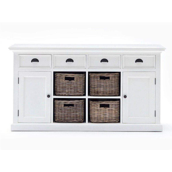 Halifax Large Buffet - White | Marcottestyle