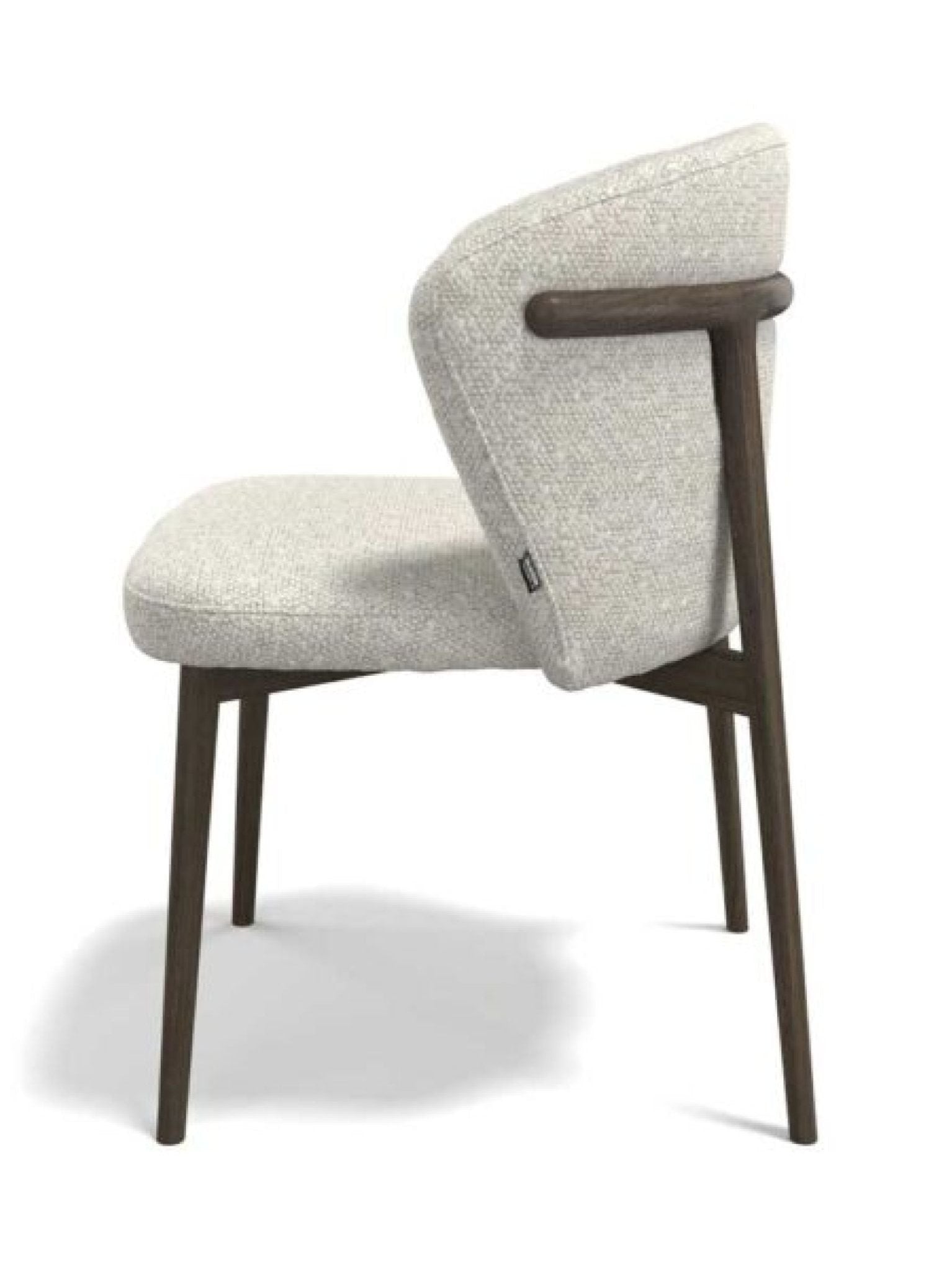 Wooden Dining Chair HARMONY - ASCOT PEARL - walnut - MCS