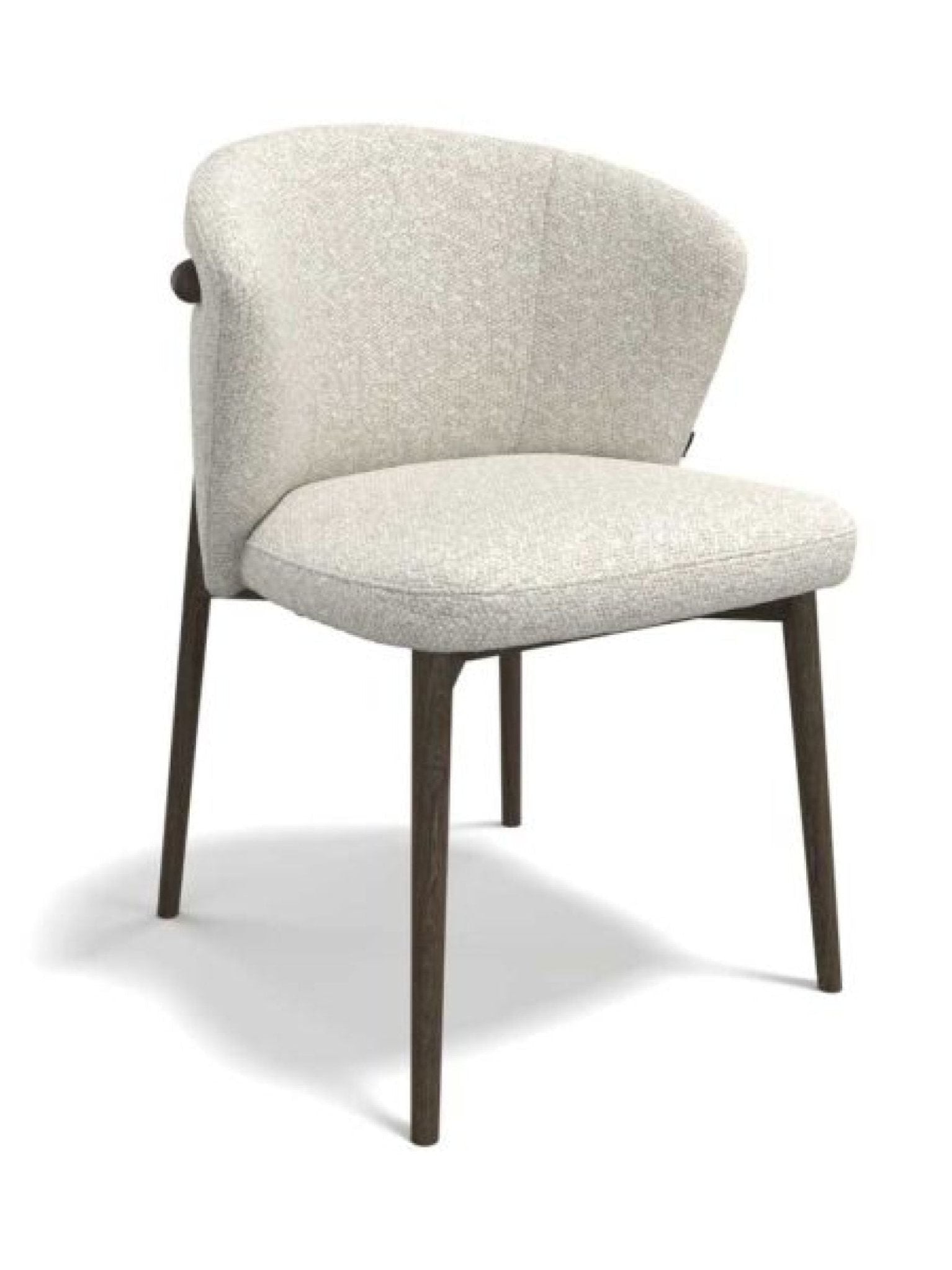 Wooden Dining Chair HARMONY - ASCOT PEARL - walnut - MCS