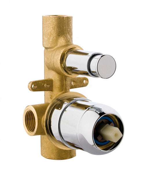 Bronces Mestre Atlantica Precious In wall monolever system with diverter - 016199