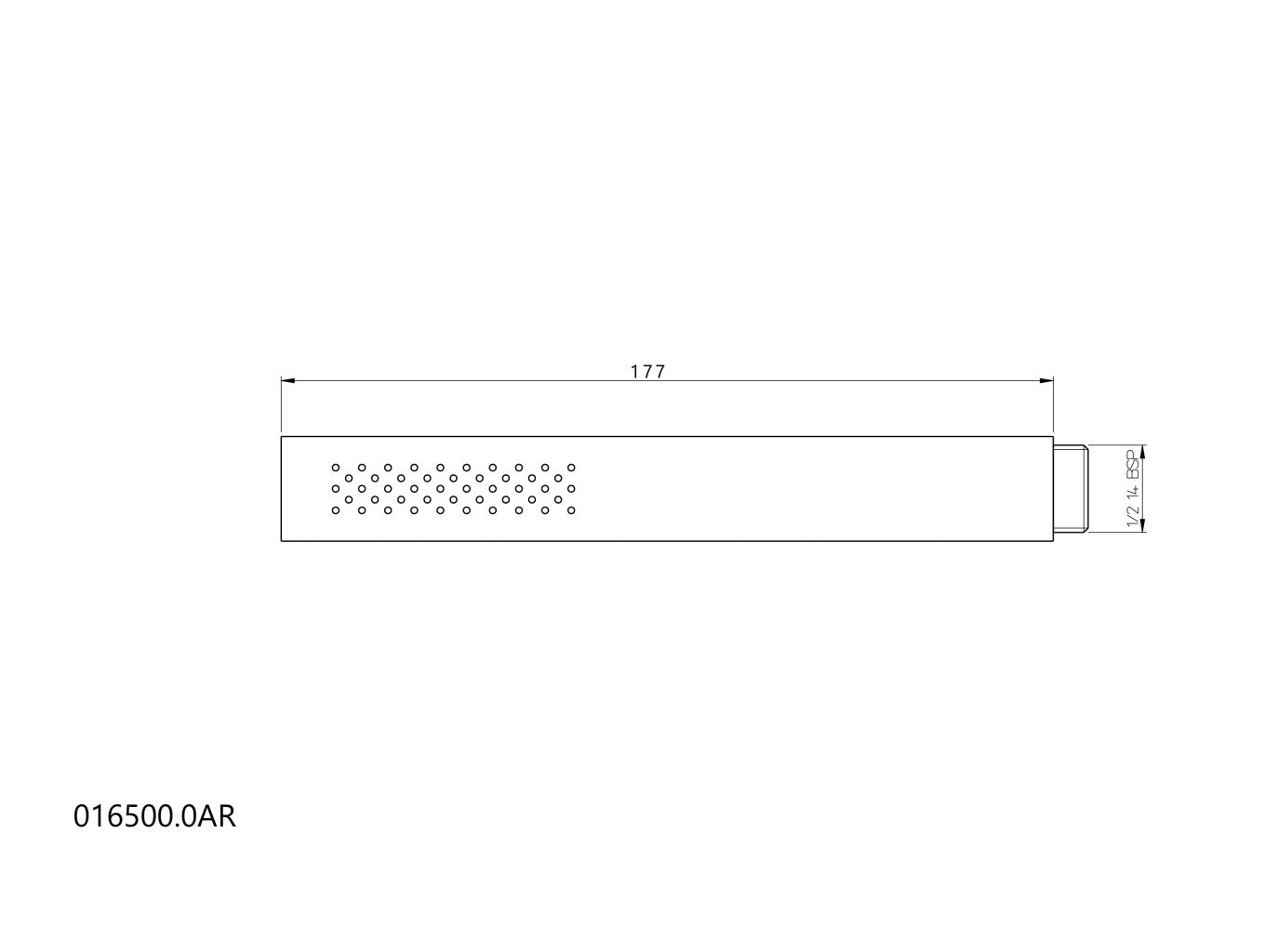 Technical drawing - Bronces Mestre