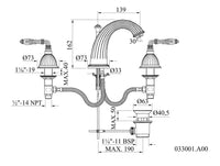 Technical drawing - Bronces Mestre