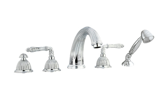Bronces Mestre Regency Five holes bath set - 033016