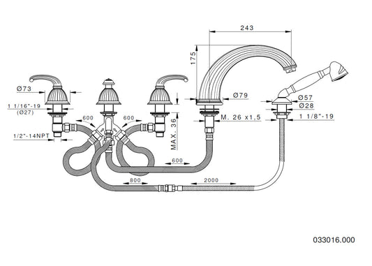 Technical drawing - Bronces Mestre