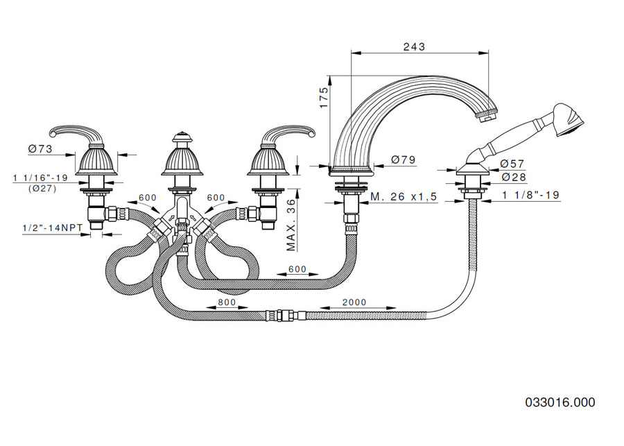 Technical drawing - Bronces Mestre