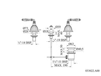 Technical drawing - Bronces Mestre