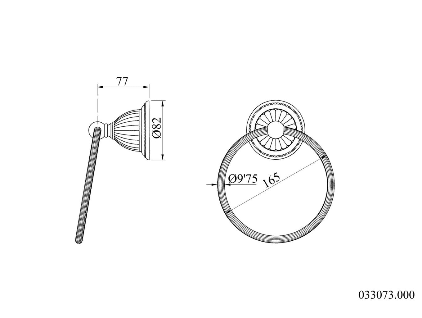 Technical drawing - Bronces Mestre