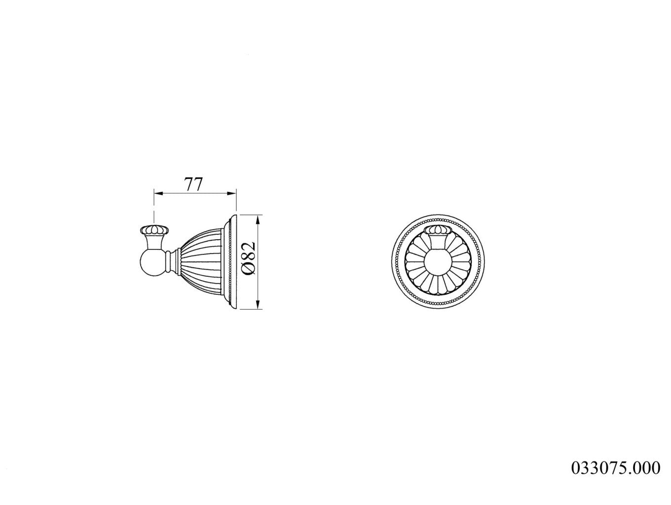 Technical drawing - Bronces Mestre