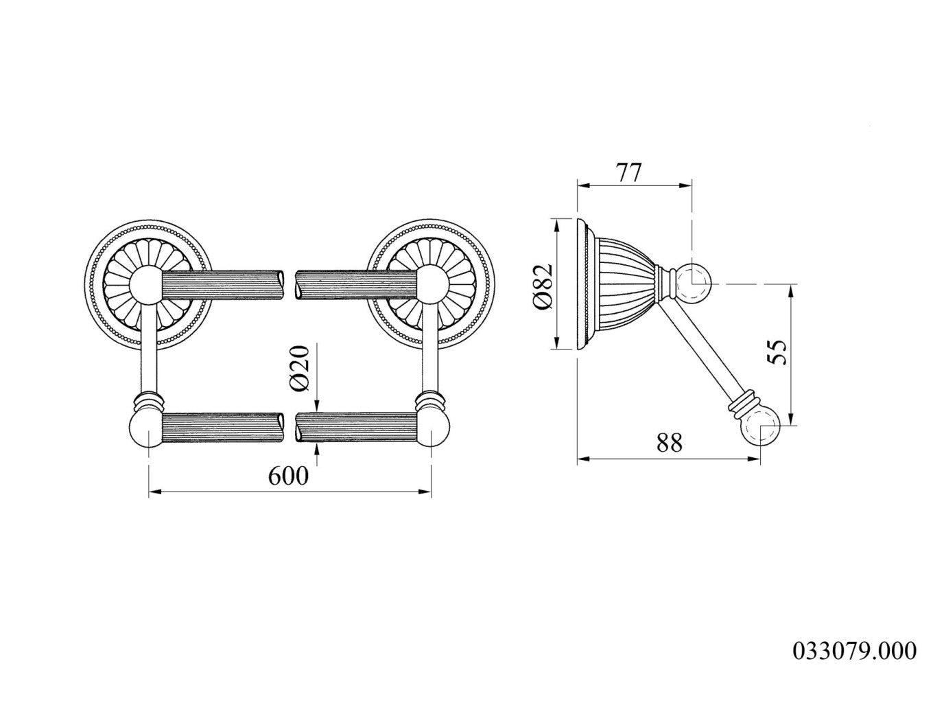 Technical drawing - Bronces Mestre