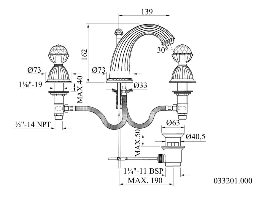 Technical drawing - Bronces Mestre
