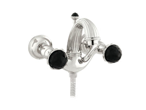 Bronces Mestre Artica Bath shower set with Swarovski black crystal - 033218-N00