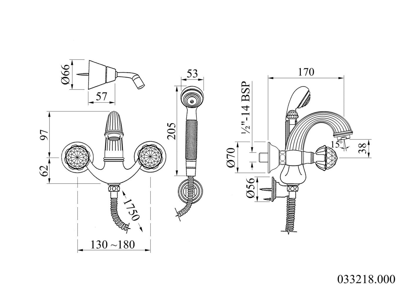 Technical drawing - Bronces Mestre