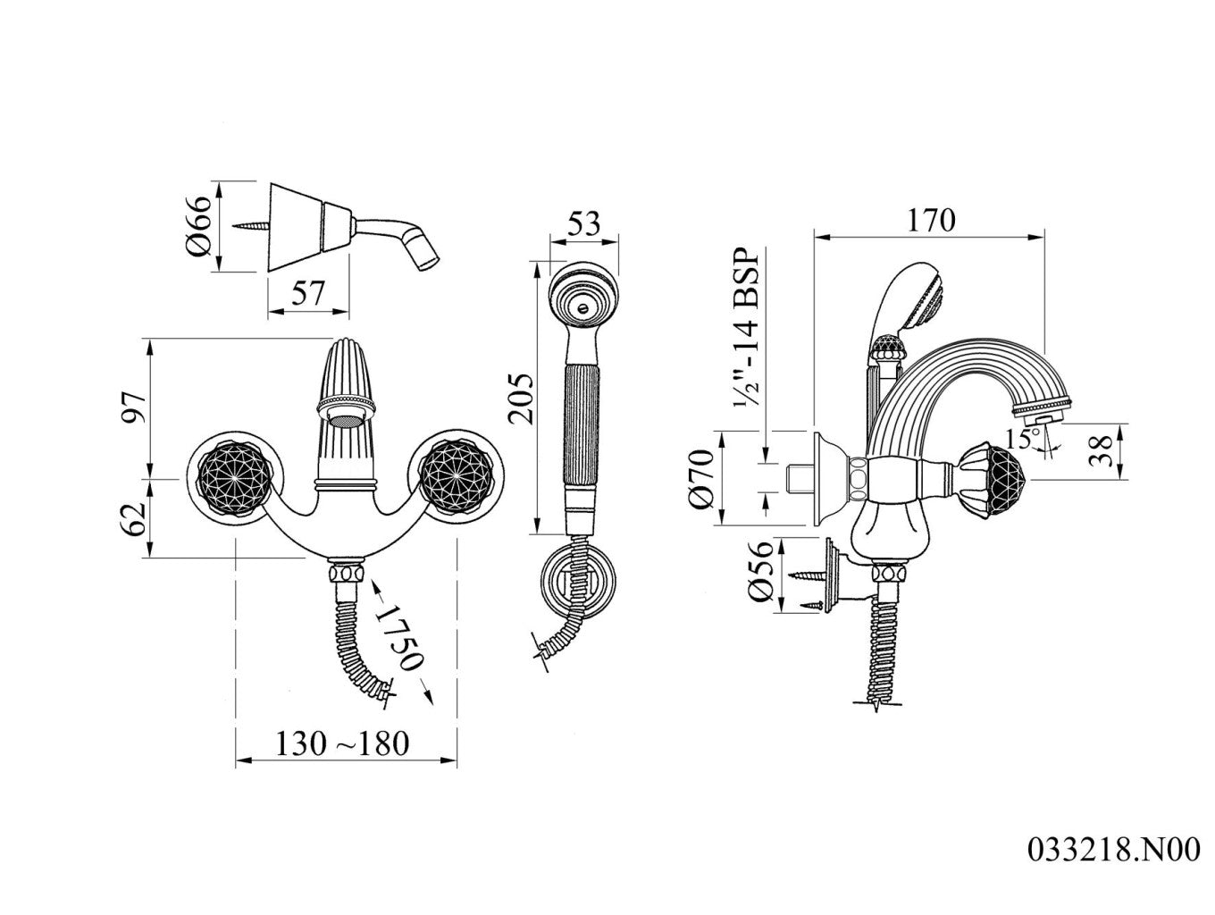 Technical drawing - Bronces Mestre