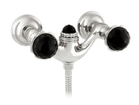 Bronces Mestre Artica Shower mixer with Swarovski black crystal - 033219-NS0