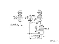 Technical drawing - Bronces Mestre
