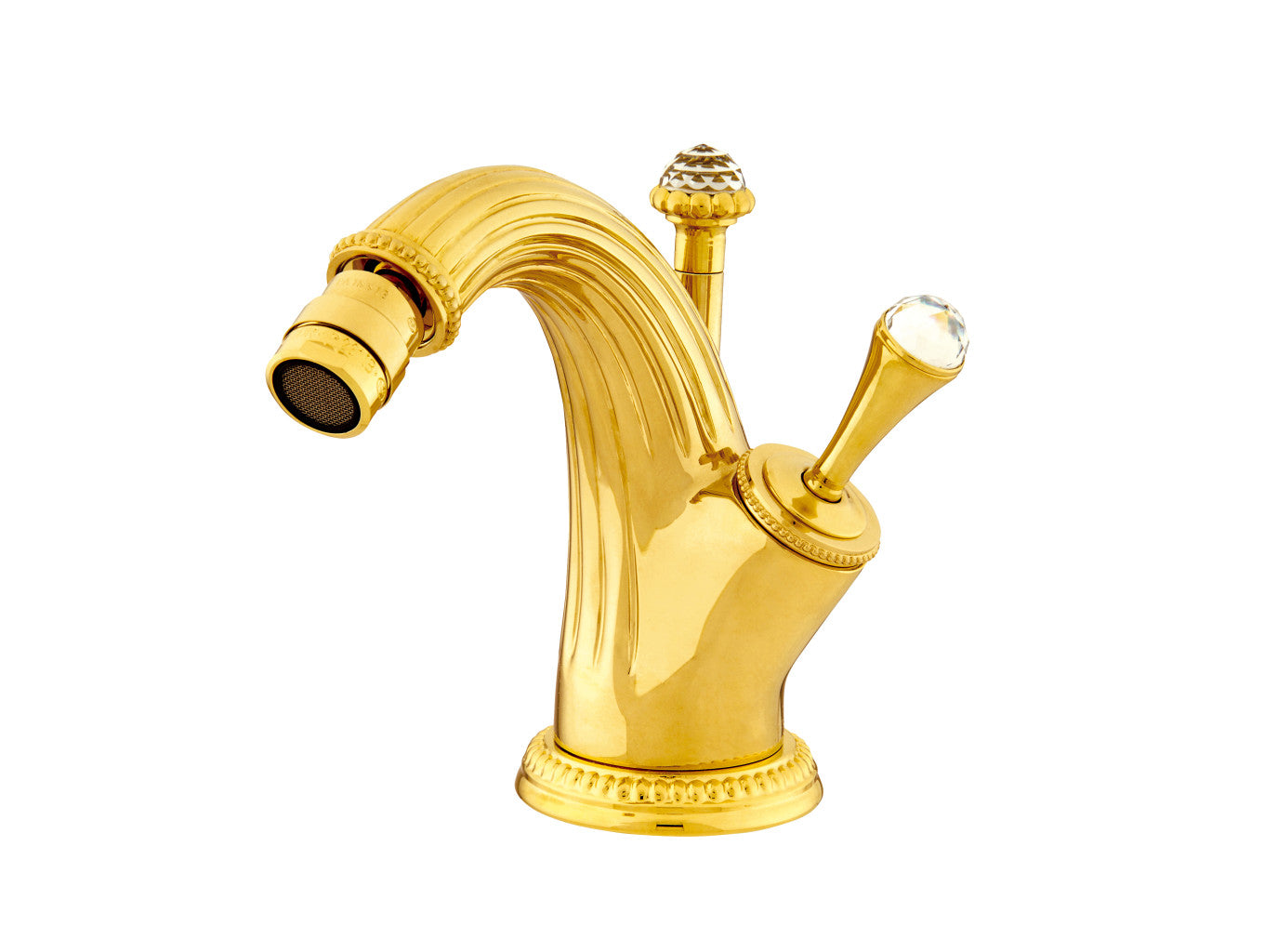 Bronces Mestre Artica Bidet monolever joystick mixer with Swarovski crystal - 033223-000