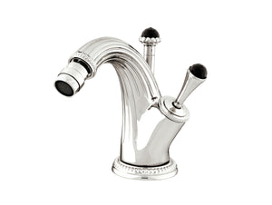 Bronces Mestre Artica Bidet monolever joystick mixer with Swarovski black crystal - 033223-N00