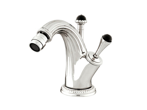 Artica Bidet monolever joystick mixer with Swarovski black crystal