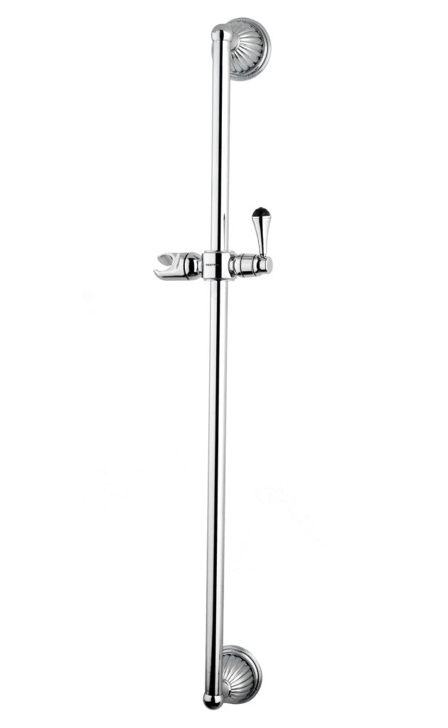Bronces Mestre Artica Shower sliding bar with holder and Swarovski black crystal - 033224-N00
