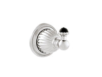 Bronces Mestre Artica Robe hook with Swarovski black crystal - 033275-N00