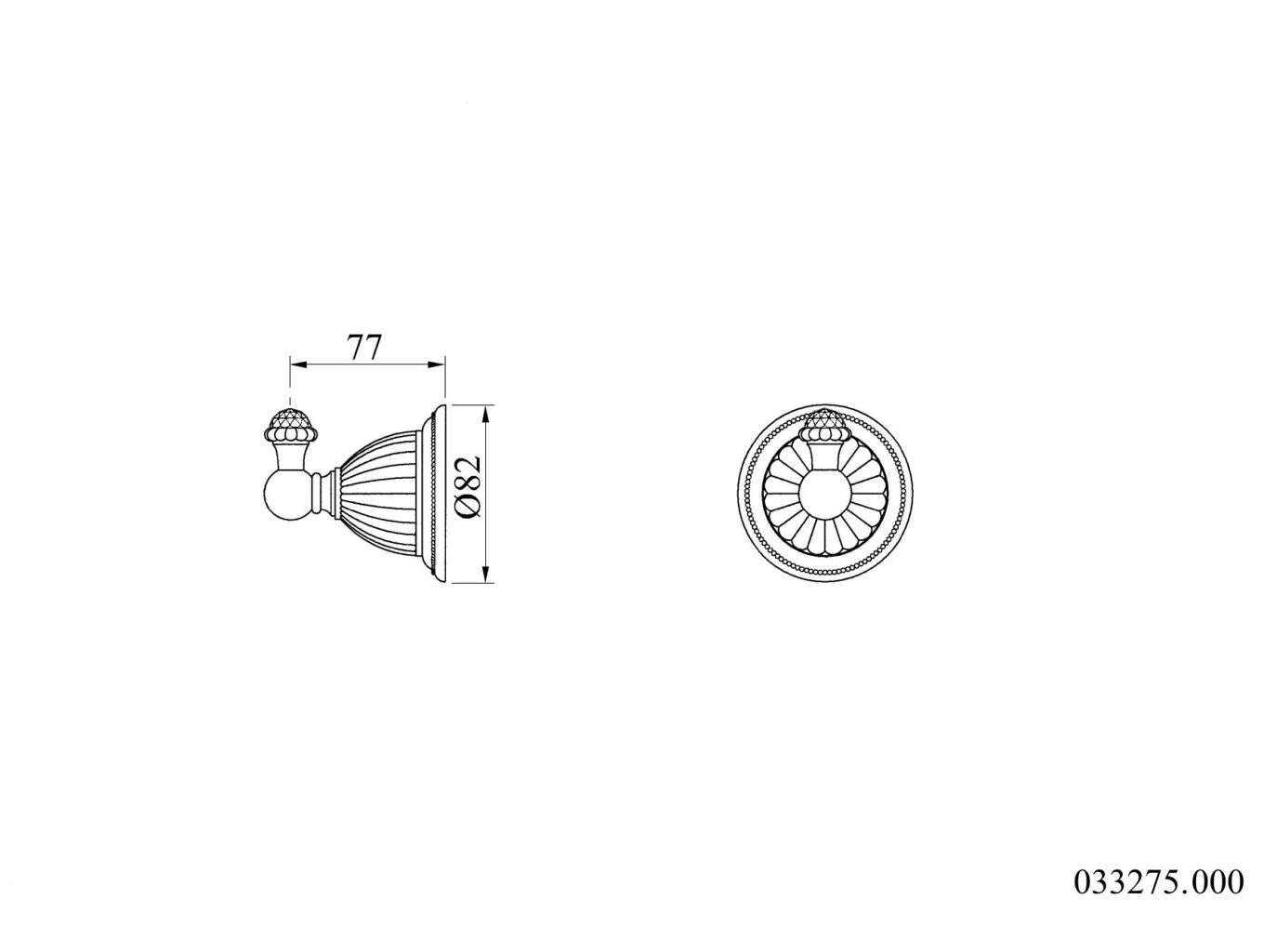 Technical drawing - Bronces Mestre