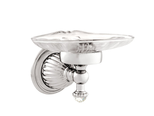 Artica Soap dish holder with Swarovski crystal