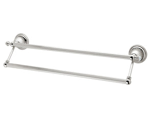 Bronces Mestre Artica Double towel rail 600mm with Swarovski crystal - 033279-000