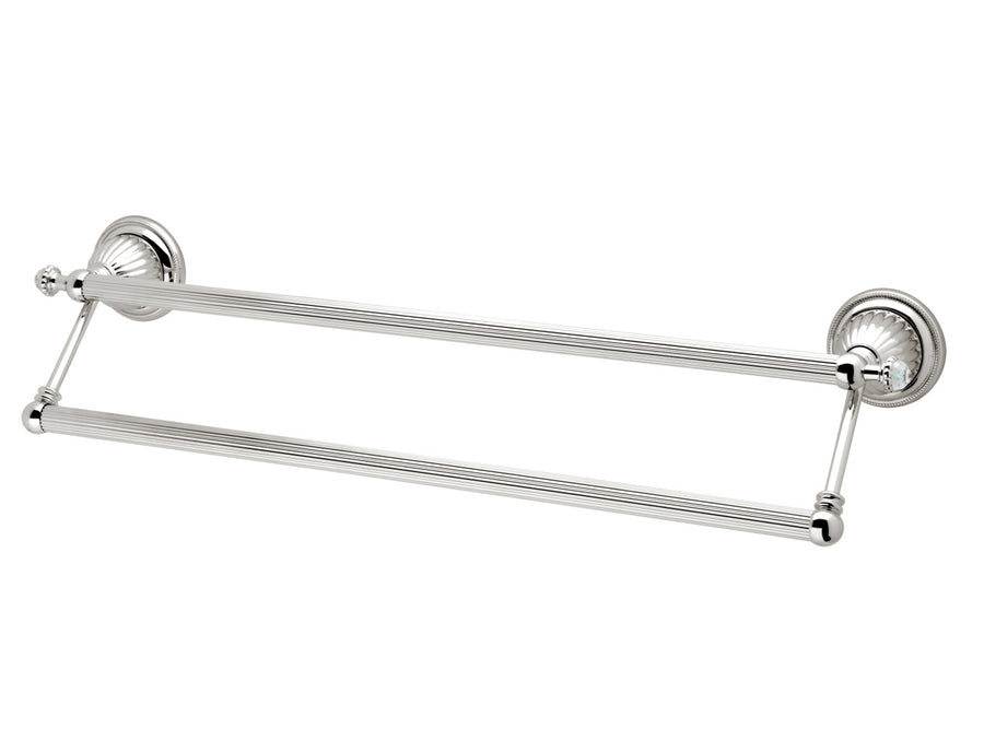 Bronces Mestre Artica Double towel rail 600mm with Swarovski crystal - 033279-000