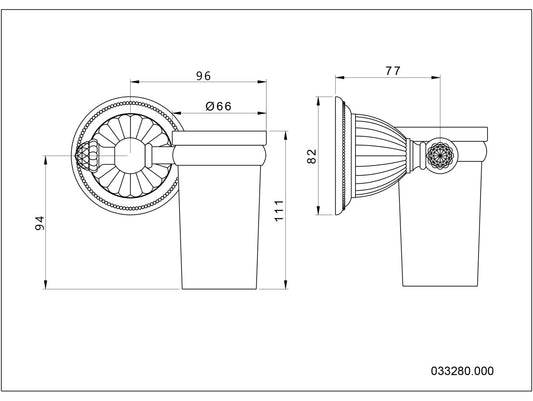 Technical drawing - Bronces Mestre