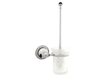 Bronces Mestre Artica Toilet brush holder with Swarovski black crystal - 033284-N00