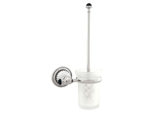 Bronces Mestre Artica Toilet brush holder with Swarovski black crystal - 033284-N00