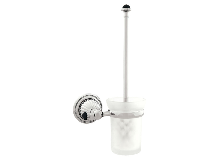Bronces Mestre Artica Toilet brush holder with Swarovski black crystal - 033284-N00