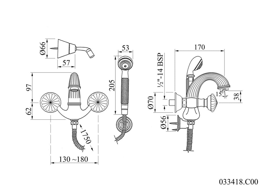 Technical drawing - Bronces Mestre