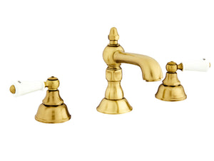 Bronces Mestre Retro Three holes basin set with porcelain - 035001-M00