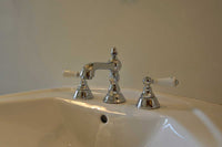 Retro Three holes basin set with porcelain in interior - Bronces Mestre