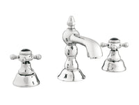 Bronces Mestre Retro Three holes basin set with black porcelain - 035001-N00