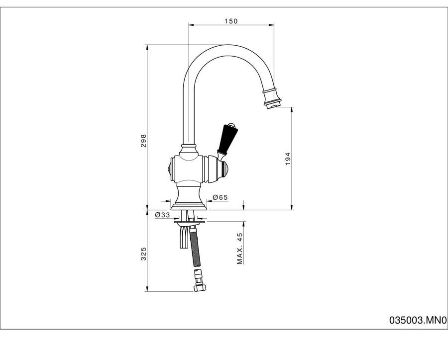 Technical drawing - Bronces Mestre