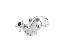 Bronces Mestre Retro One hole basin mixer with black porcelain - 035005-N00
