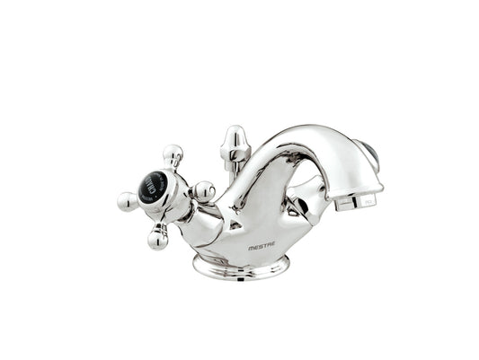 Bronces Mestre Retro One hole basin mixer with black porcelain - 035005-N00