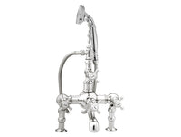 Bronces Mestre Retro Bath shower set for deck with porcelain - 035011-000