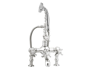 Bronces Mestre Retro Bath shower set for deck with porcelain - 035011-000